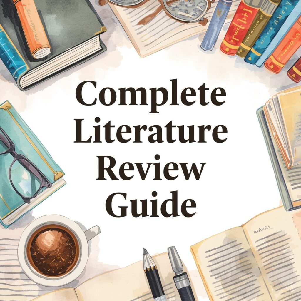 The Complete Literature Review Guide: From Search to Synthesis